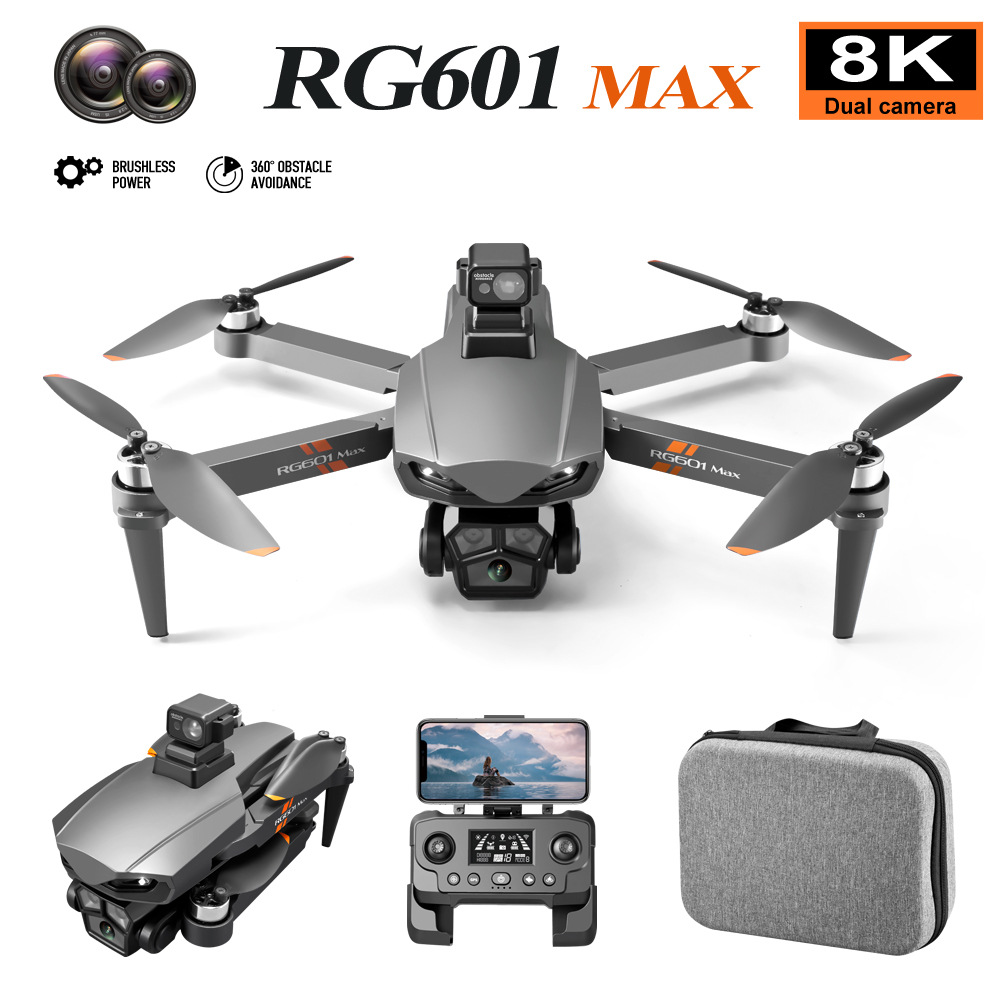 Cross-border RG601MAX high-definition 1080P aerial photography obstacle avoidance drone GPS return brushless four-axis remote control aircraft