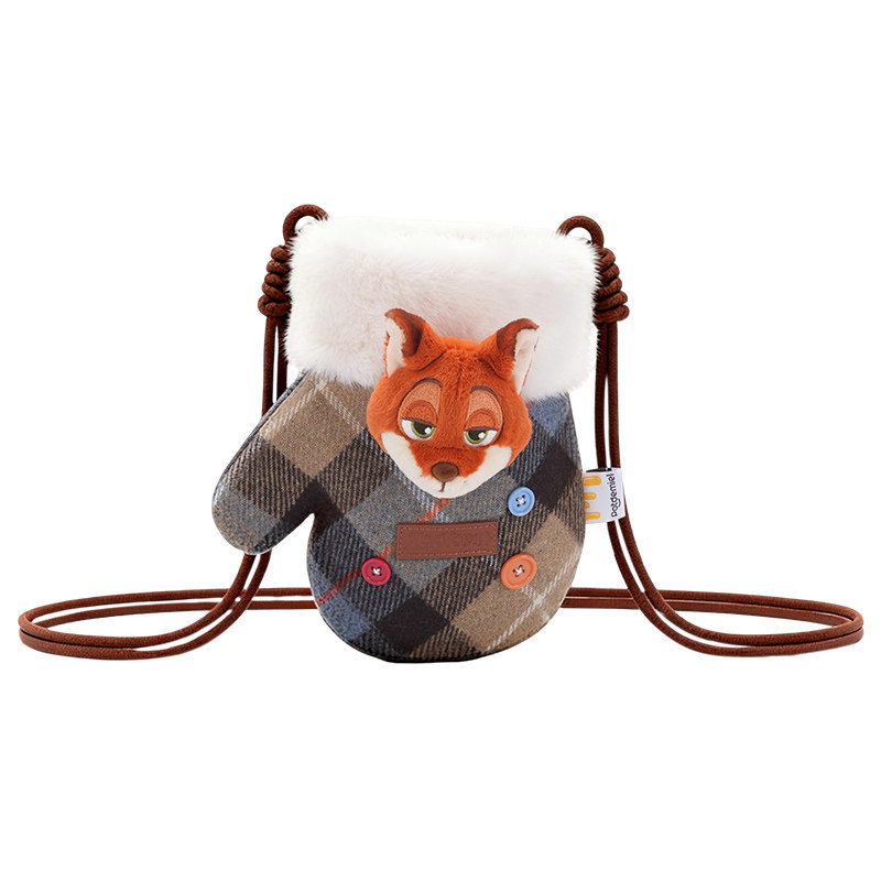 Disney official Zootopia Judy Nick Mickey Star Dream crossbody Bag Plush doll bag for autumn and winter Item Picture
