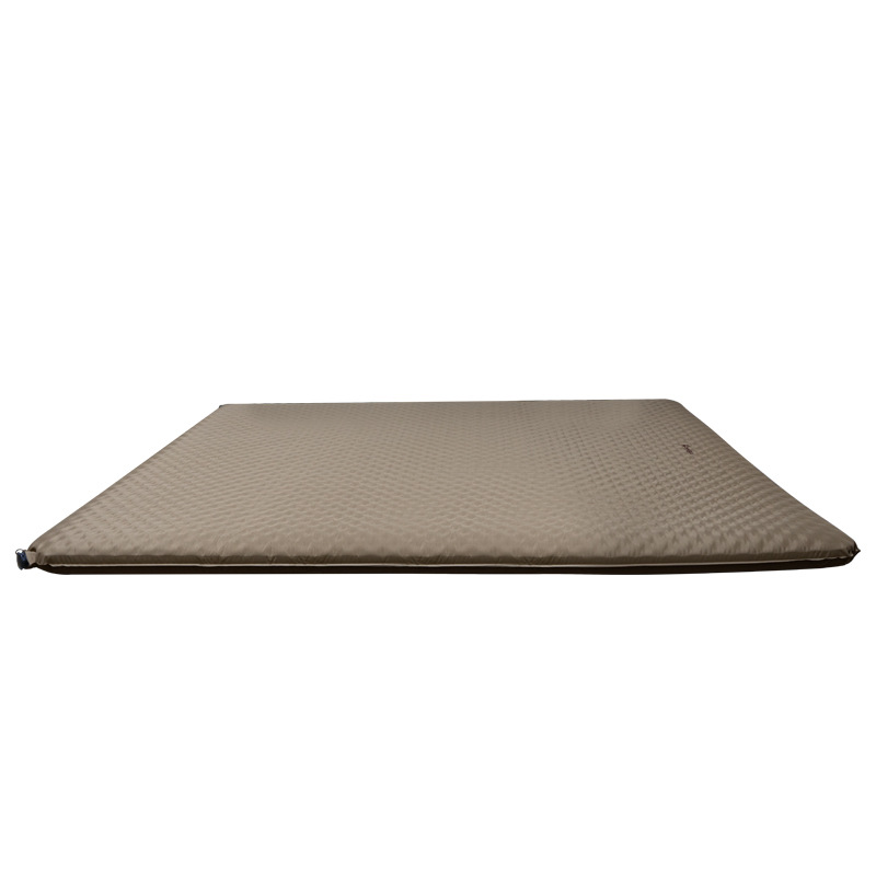 Factory direct sales of double-person large-sized outdoor camping moisture-proof sponge inflatable mattress, thickened light luxury comfortable inflatable pad Specification image