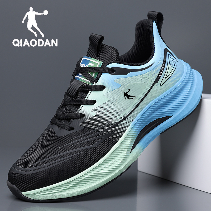 Jordan men's sports shoes 2025 Autumn/Winter new leather student shock-absorbing running shoes Soft-soled men's running shoes