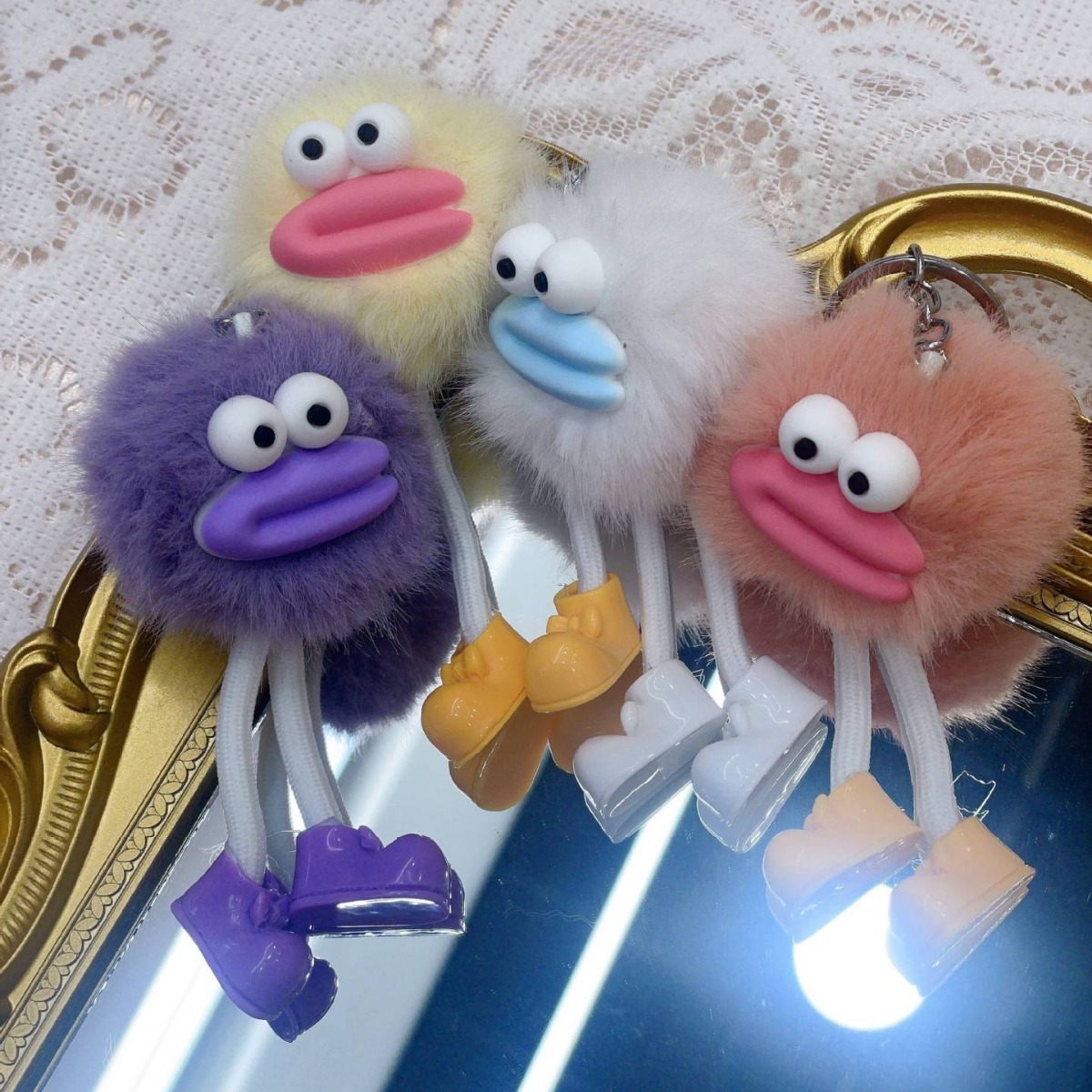 星星人/钥匙扣公仔挂件/毛绒挂件/挂件/三丽鸥挂件产品图