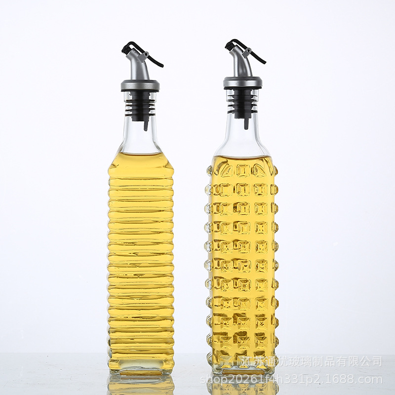 Jarra de aceite de vidrio transparente botella de perfume botella de espumante botella de aceite esencial caja de vidrio de agua embotellamiento universal details Picture