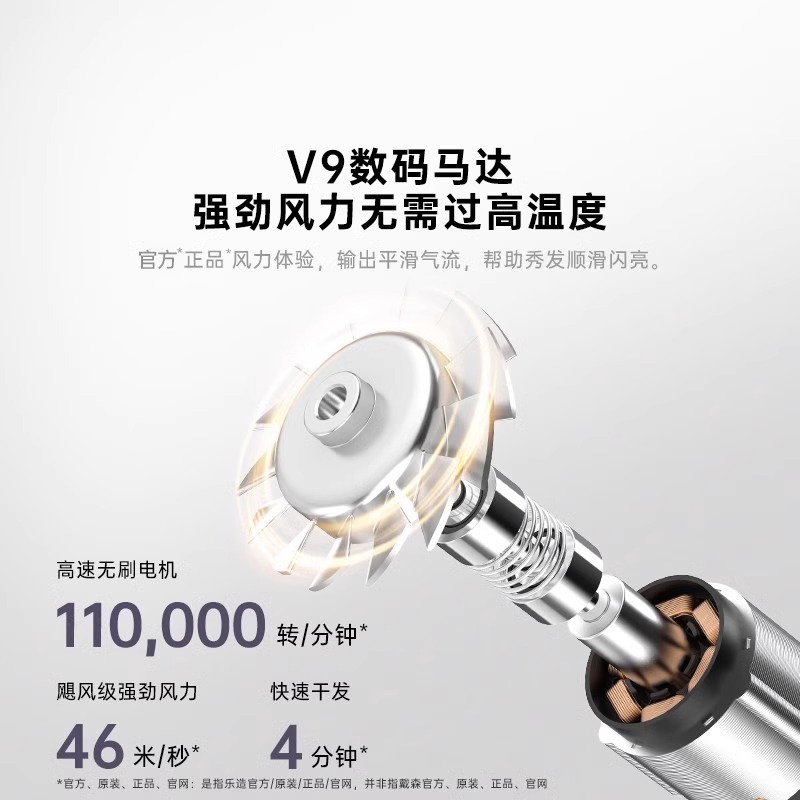 Source factory high-speed hair dryer, Huaqiangbei negative ion hair dryer, strong wind force home dormitory cross-border hair dryer Specification image