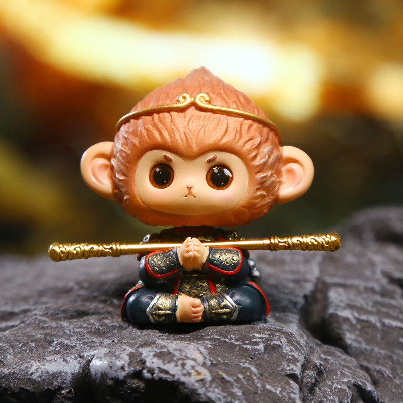 Direct sales from the manufacturer of 2D trendy male Monkey King blind box gifts, small tabletop ornaments and decorative items Specification image