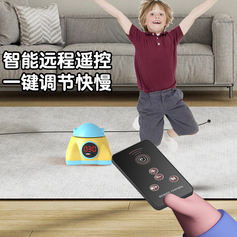 HB-030小火箭造型液晶显示家用跳绳机产品图