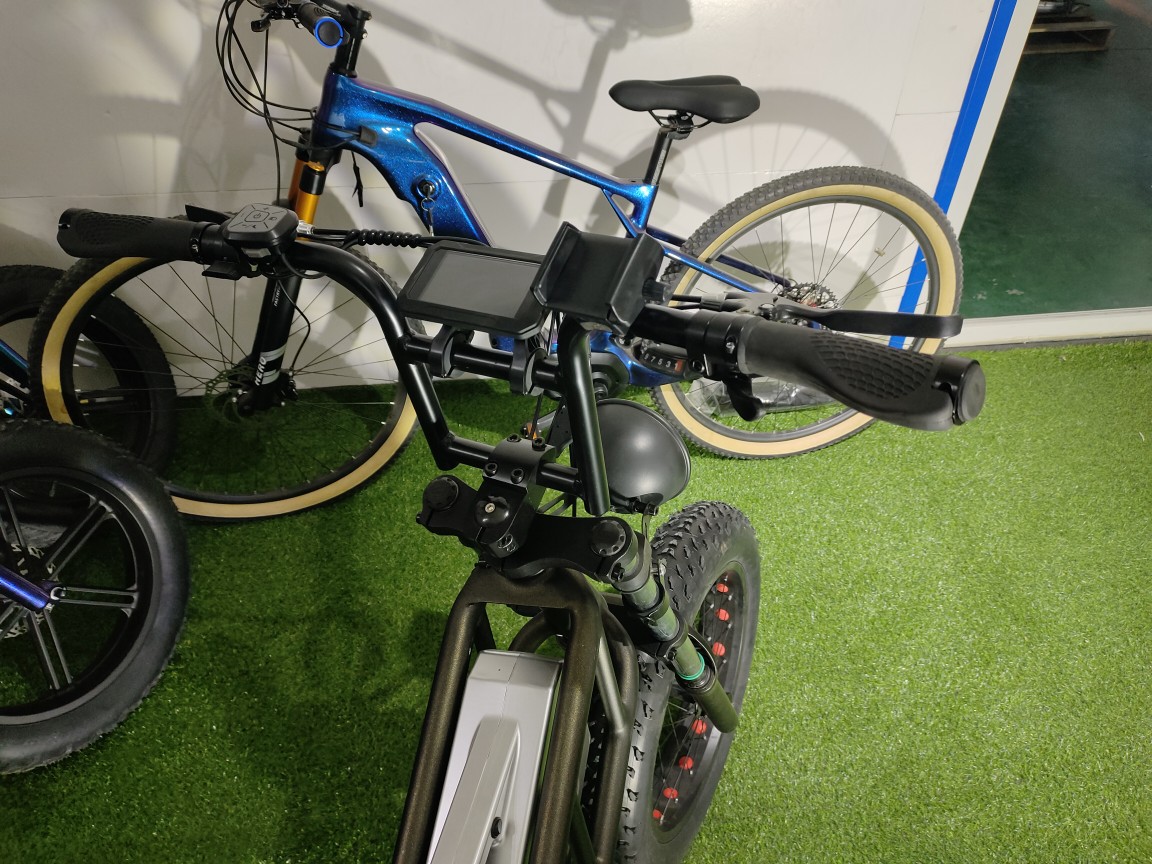 Lithium battery-powered electric mountain bikes, dual-battery off-road racing bikes for the opposite sex Item Picture