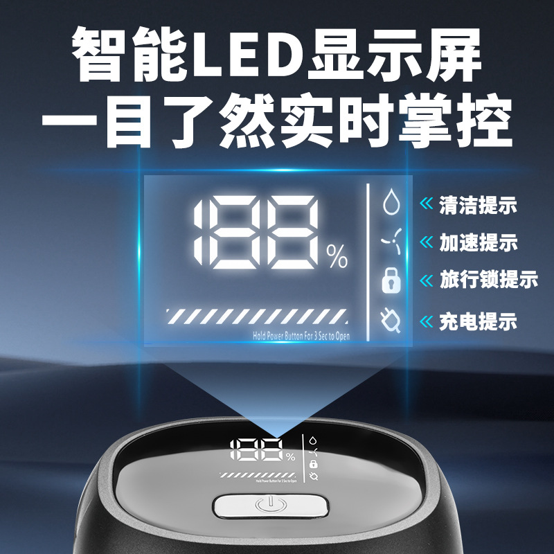 The six-blade hair shaving machine, cross-border hair shaving wonder, electric shaver, hair clipper, hair shaving wonder, rechargeable model Specification image