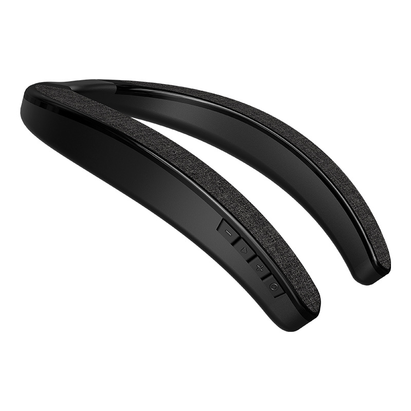 EBS-905 neck-hanging wireless Bluetooth speaker, fabric portable wearable neck subwoofer stereo Item Picture