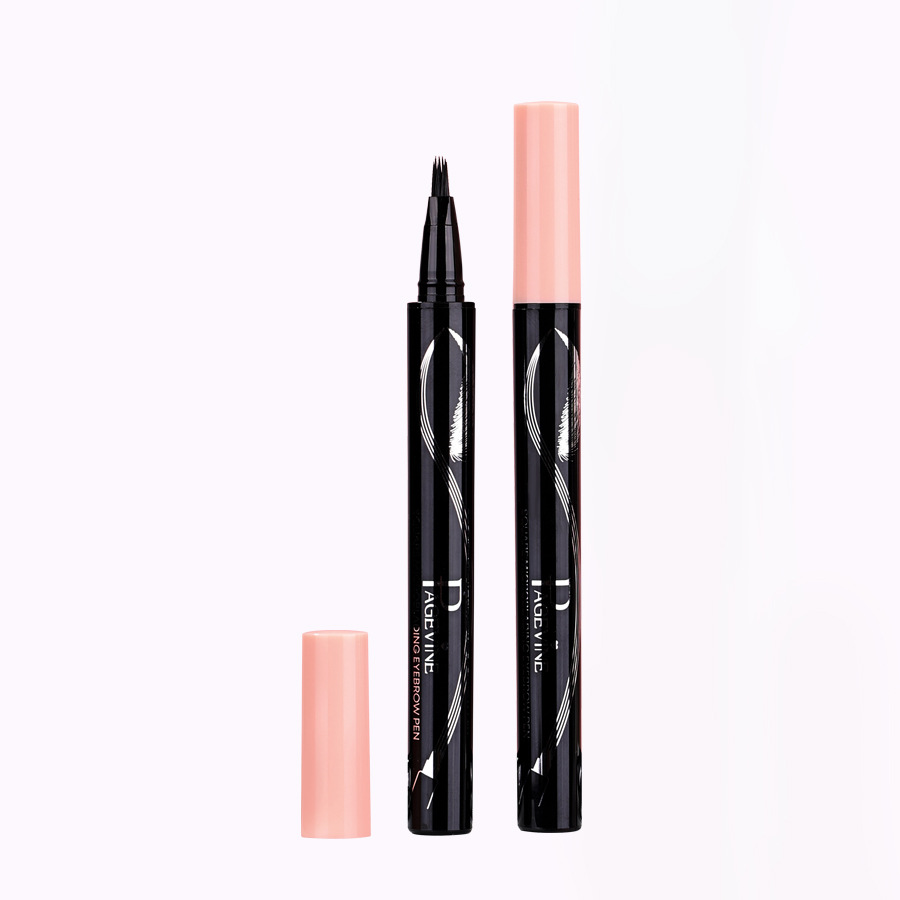 Cross-border PAGE VINE Amazon eyebrow pencil: Waterproof, sweat-proof, long-lasting, no smudge, each eyebrow clearly distinguishable, wild eyebrow pencil Item Picture