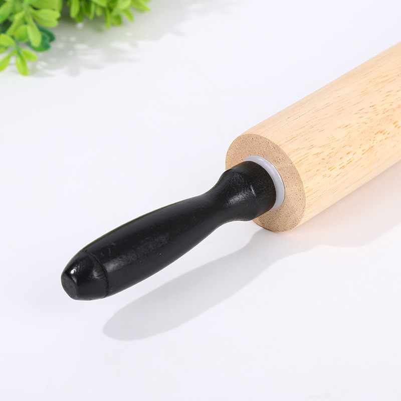 Rubber wood baking tools, rolling pins, handles, paint, kitchen household, dumpling wrappers, rollers, rolling pins wholesale Specification image