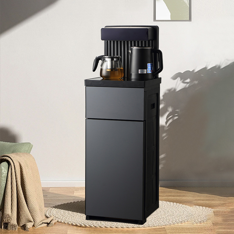 Tea bar machine, water purifier integrated household instant tea brewer, refrigeration and heating vertical water dispenser, tea bar machine gift Specification image
