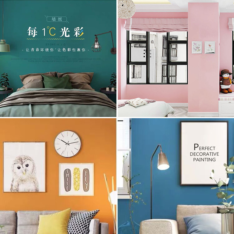 批发墙纸自粘出租房防水墙贴卧室客厅加厚防潮墙面贴纸自粘墙纸细节图