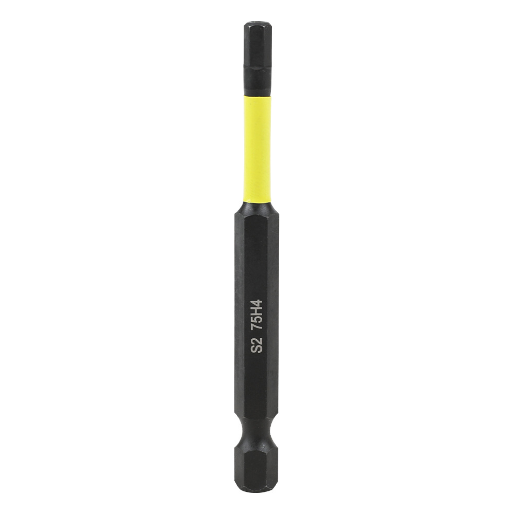 S2 Hexagon socket center hole screwdriver bit with magnetic electric air screwdriver tip, multi-functional 6.35mm air screwdriver bit Item Picture