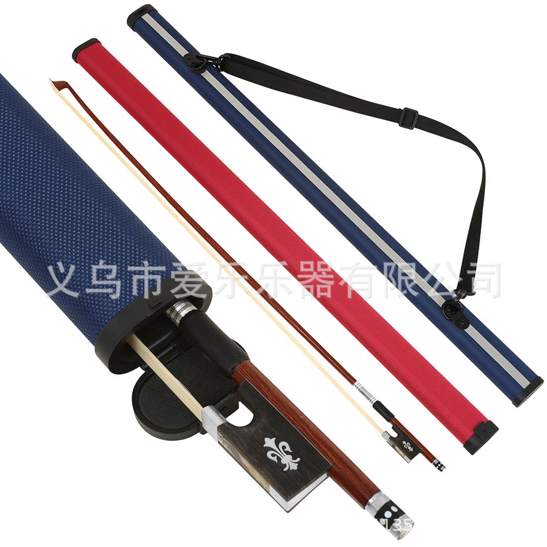 碳纤维弓盒2支装4/4小提琴弓杆包防水防摔琴弓盒子抗压琴弓箱包