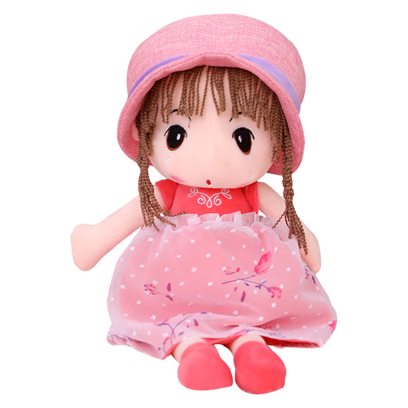 الفتاة الجديدة ذات القبعات الصغيرة الجميلة، التي تحمل الدمى الأميرة هدية عيد الأطفال Item Picture