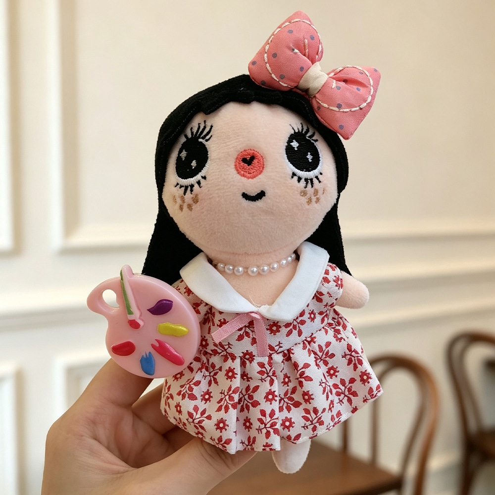 Yuy Xiaoyu plush doll dress Set, super cute YUY Xiaoyu fresh floral dress set doll dress Application Scenario