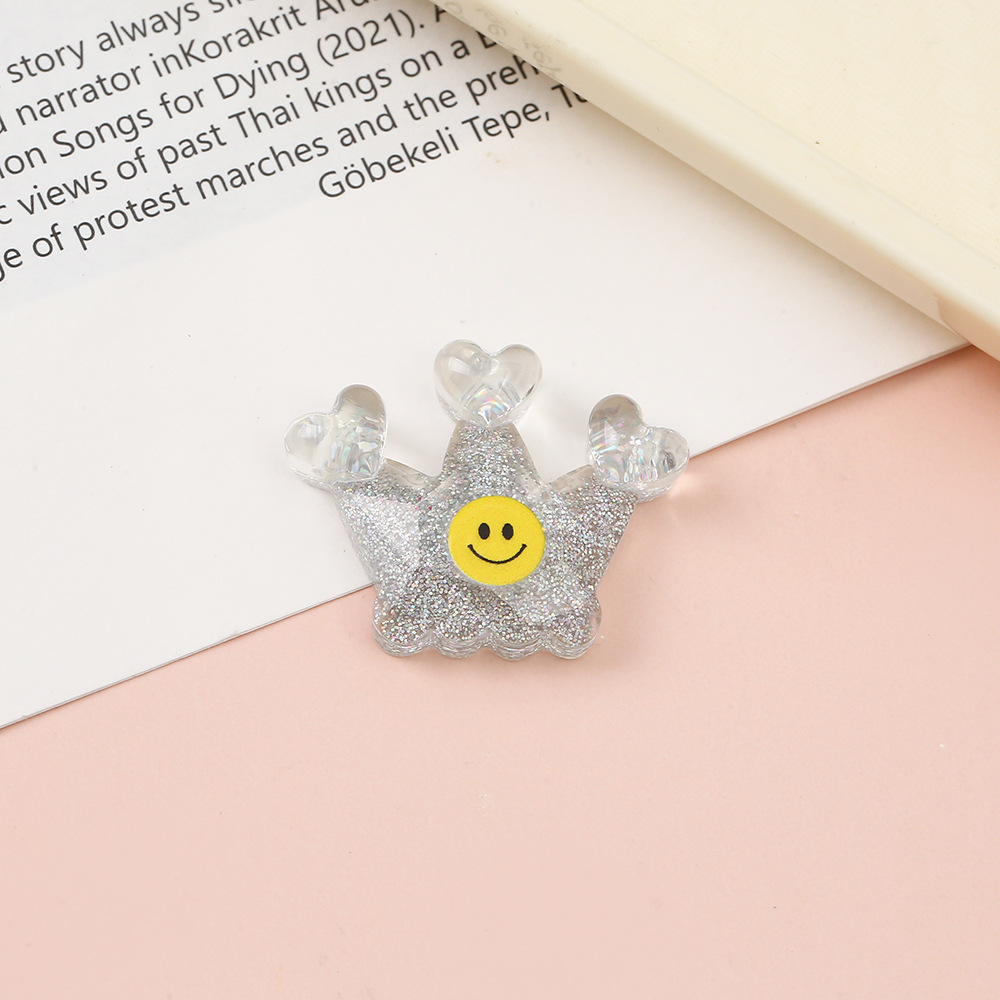 New cartoon glitter epoxy resin AB glue accessories, little cat five-pointed star patch, DIY phone case, hair accessory, headband material Application Scenario