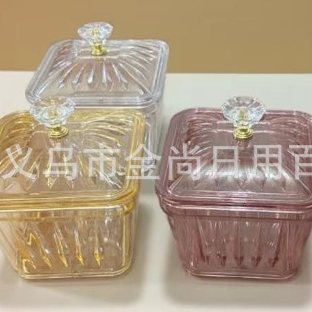 Vertical large and small plastic sugar jars, kitchen sugar POTS, home storage boxes, tea snacks, candies, inventory, heart plates, snacks Application Scenario