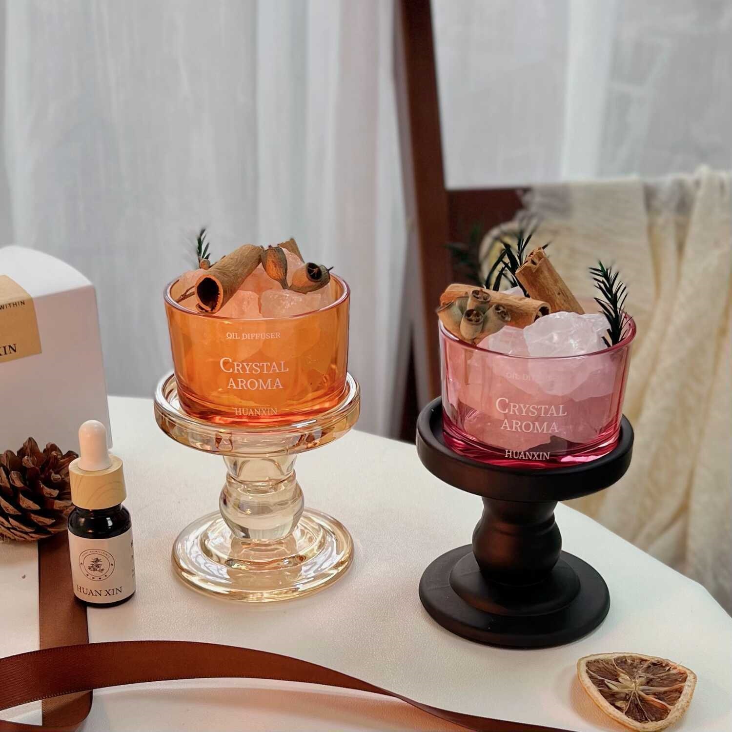 Highball cup aromatherapy, high-end decorative item, bedroom diffuser stone, flameless aromatherapy, long-lasting essential oil, household wholesale Application Scenario