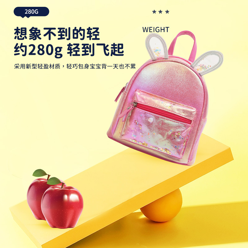 毛绒背包/书包/双肩包/背包毛绒小挂件/书包学生2023时尚细节图