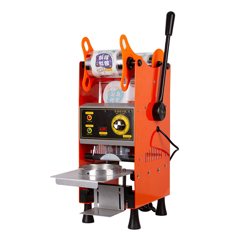 Manual cup sealing machine, commercial milk tea cup sealing machine, soy milk beverage sealing machine, paper cup and plastic cup sealing machine Specification image