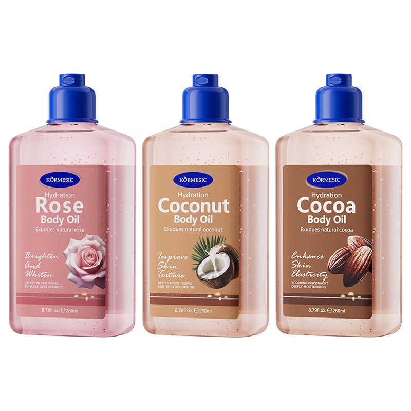 Foreign trade coconut Body oil: Hydrating, moisturizing, anti-dryness, non-sticky, body care Item Picture