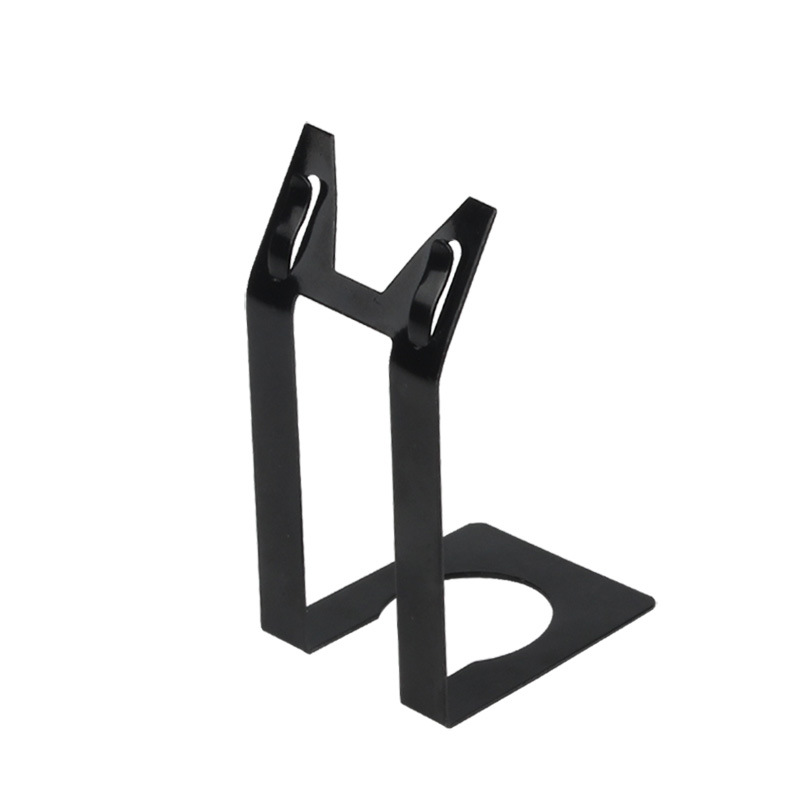 Extended L-shaped metal tag POP price tag holder, price tag holder base, bread standing mini baking label holder, baking counter standing price tag holder, pastry product description booth, dessert display stand, small metal sign, stable Item Picture