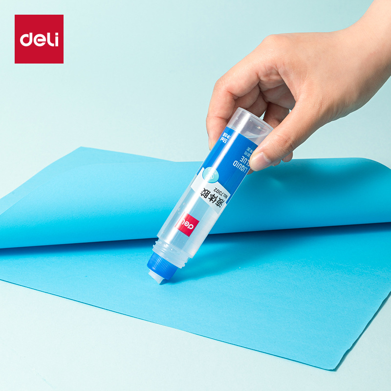 得力7302液体胶水50ml办公学习用品文具手工胶 封口液体胶水批发