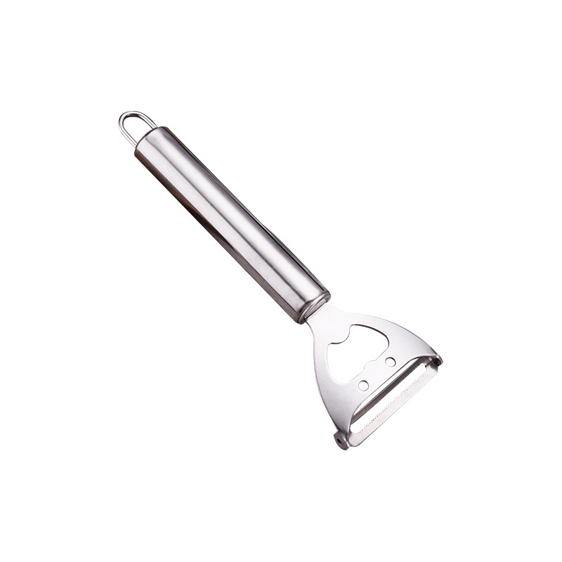 Stainless steel peeler, smiling face peeler, fruit and vegetable peeler, potato grater, double-head peeler, household peeler Item Picture