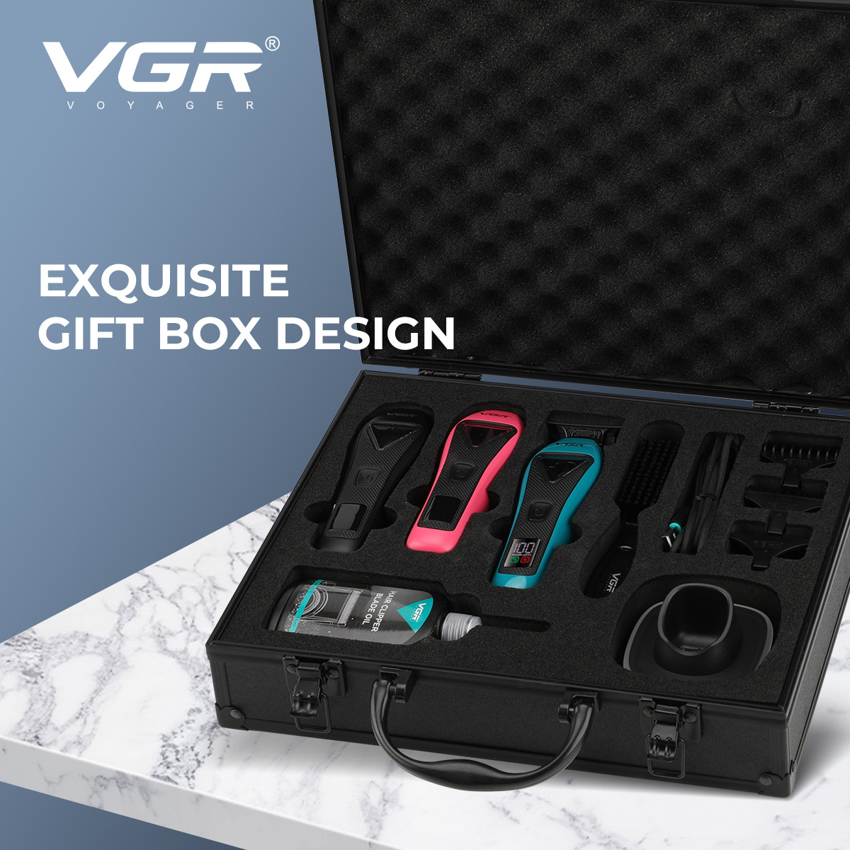 مقص الشعر عالي السرعة ذو دفع كهربائي عالي السرعة من طراز VGR035T عبر الحدود Specification image