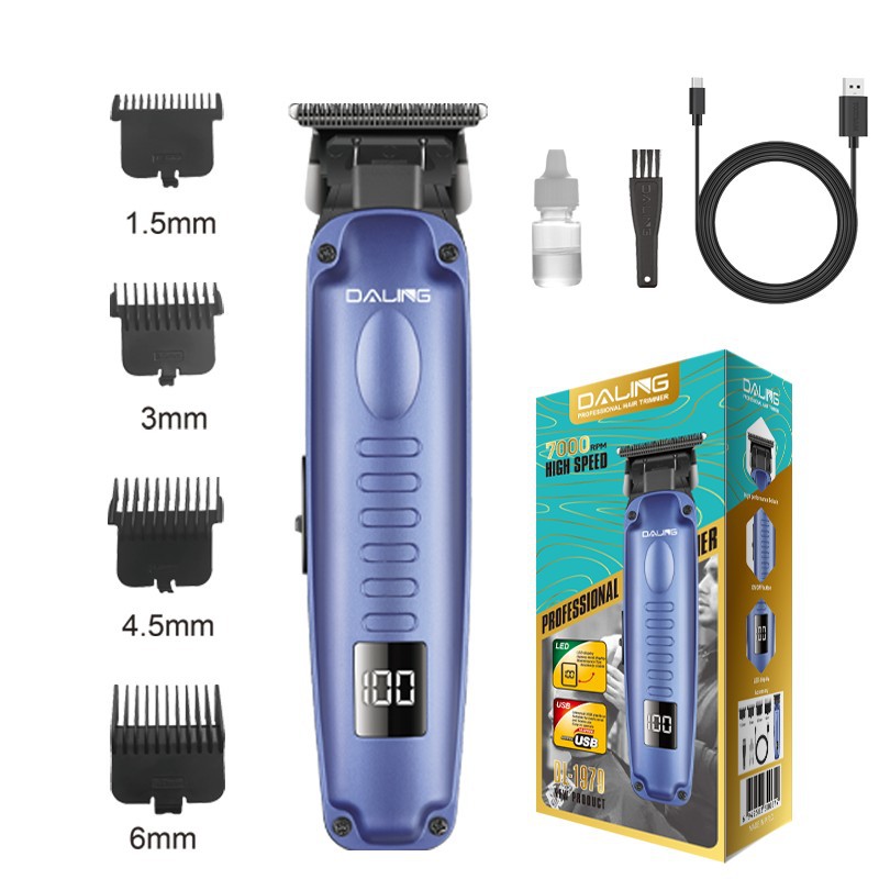 DALING darling 1979 nuevo cortador de pelo eléctrico USB pantalla digital para el hogar empuje eléctrico corte corte corte de pelo especial details Picture