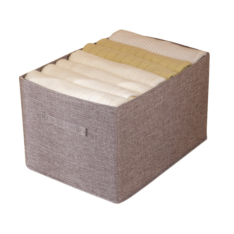 Folding storage box, water-washing storage basket, large-capacity hand-held storage basket, wardrobe, clothes and pants sorting box, storage Item Picture