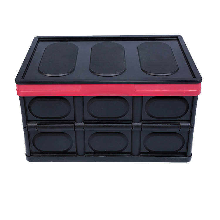 Car storage box, camping home storage box, car storage box, large-capacity backup folding car storage box Item Picture