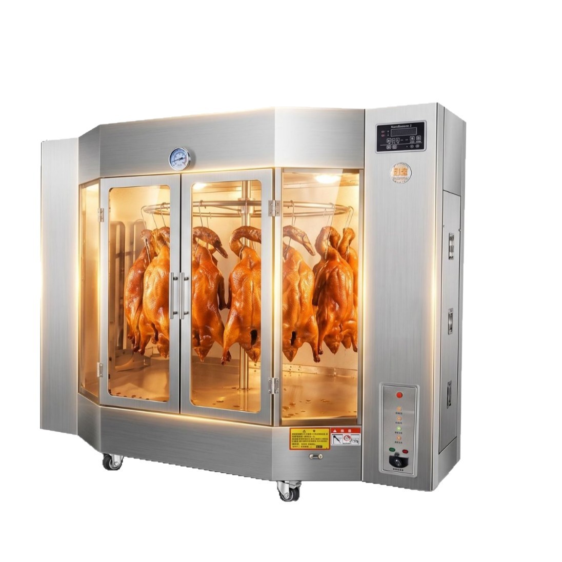 Wholesale of commercial large-scale fully automatic rotary roast duck ovens, special equipment for roast chicken, roast goose, roast lamb leg and barbecue in roast meat stores Item Picture