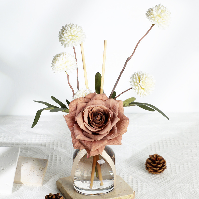 Acrylic ecological bottle, floral art piece, home decoration, bamboo and cypress potted plant vase Application Scenario