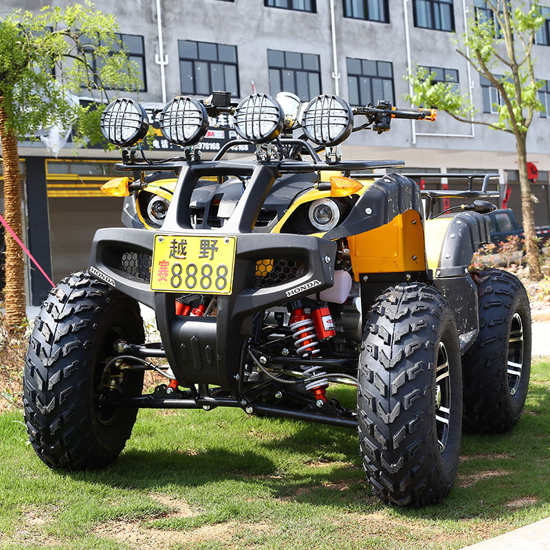 All-terrain 250 water-cooled Bull beach buggy with universal joint shaft drive off-road adult four-wheel motorcycle Application Scenario