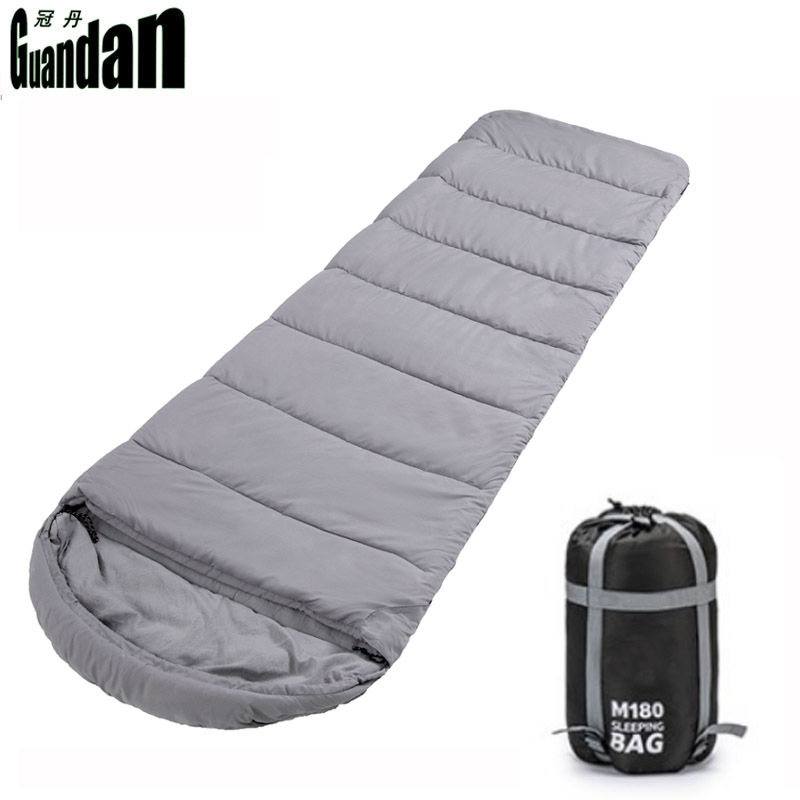 Factory wholesale envelope, cap sleeping bags, washable, machine-washable, splicable, portable cross-border outdoor trapezoidal sleeping bags details Picture