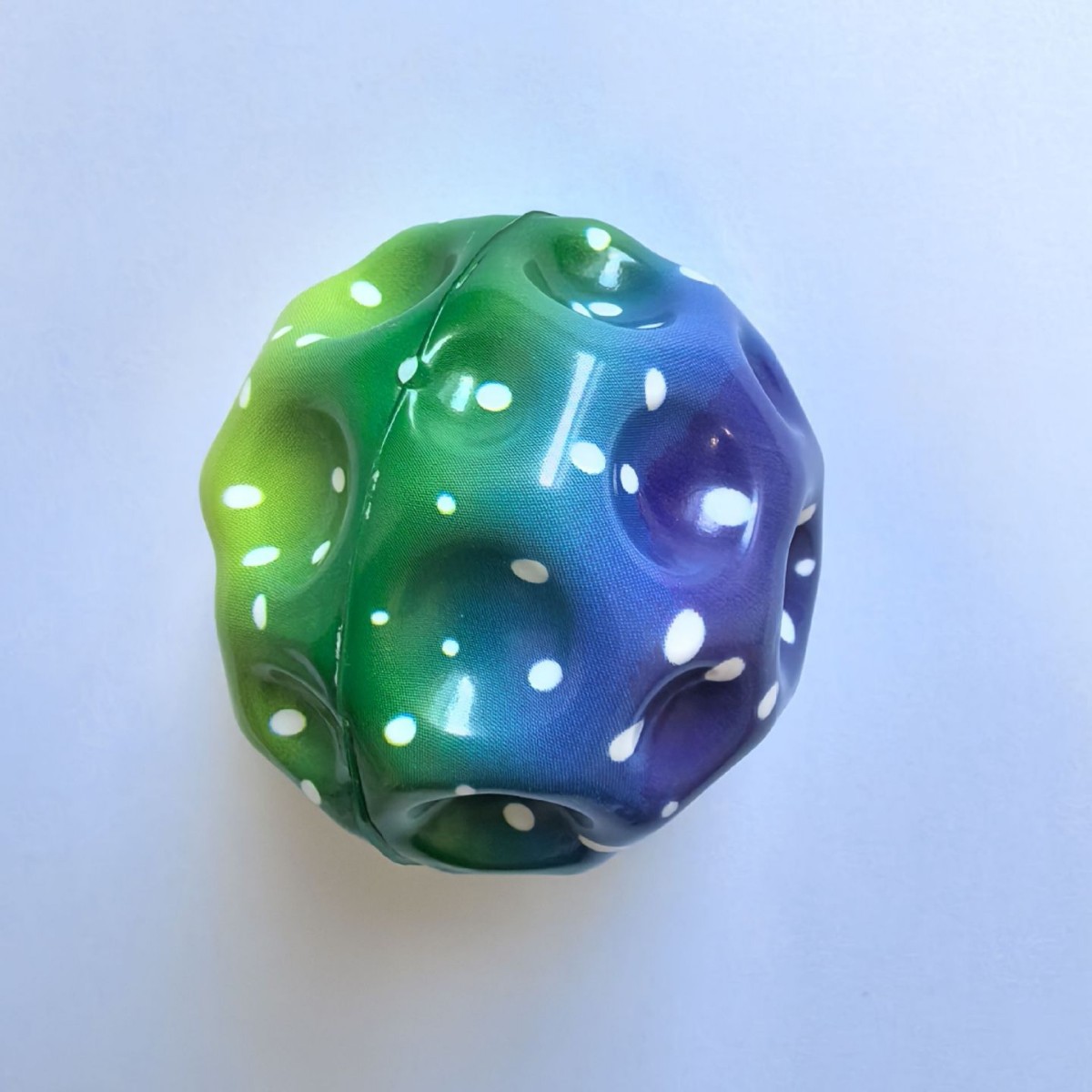 Textura de mármol malto lento cubo de rebote 6 3PU bola de PVC de alta elasticidad impreso bola de presión bola elástica juguetes para niños al aire libre details Picture