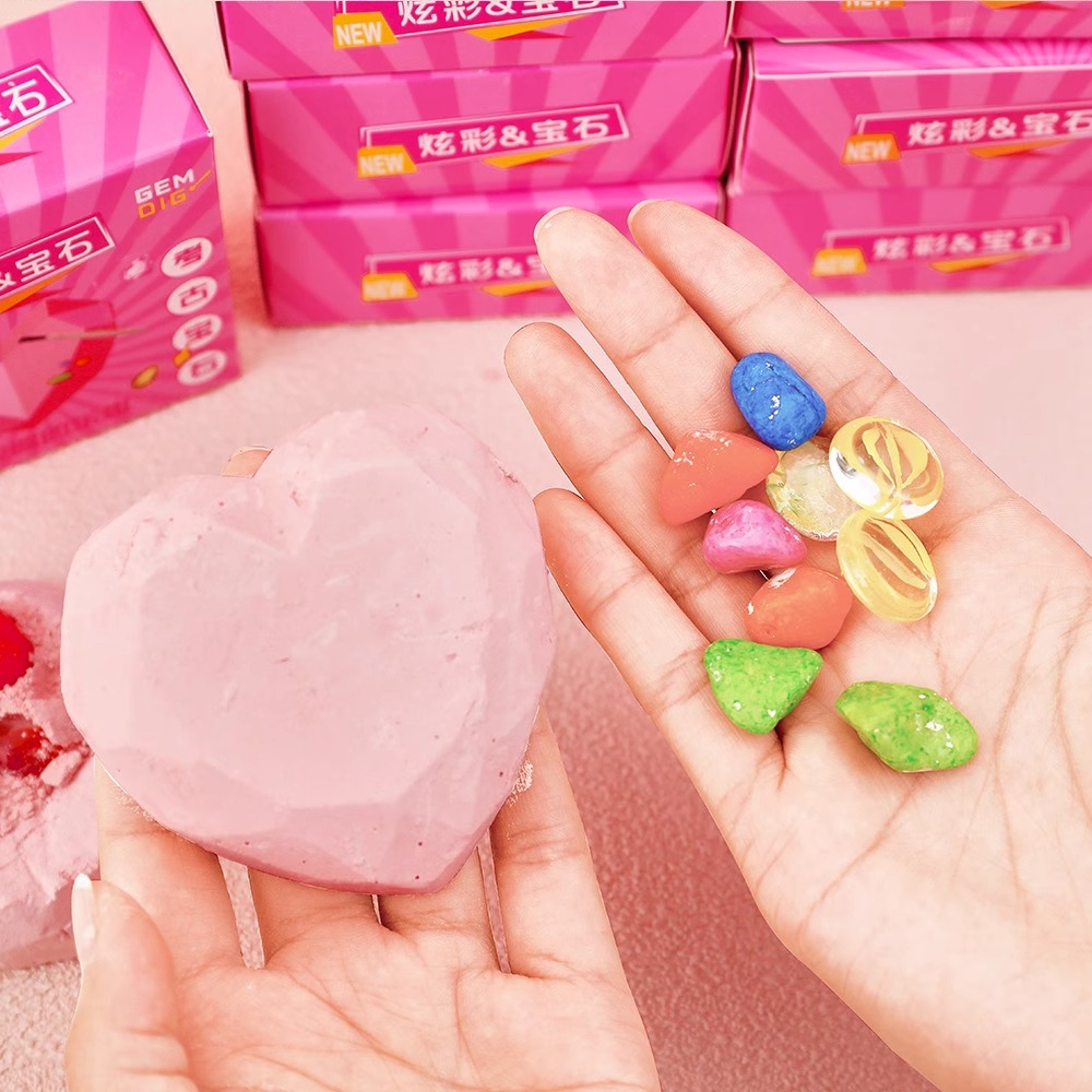 Children's DIY Kaukoo gem-digging educational handicraft toys, kindergarten Children's Day class small gifts, Festival Application Scenario