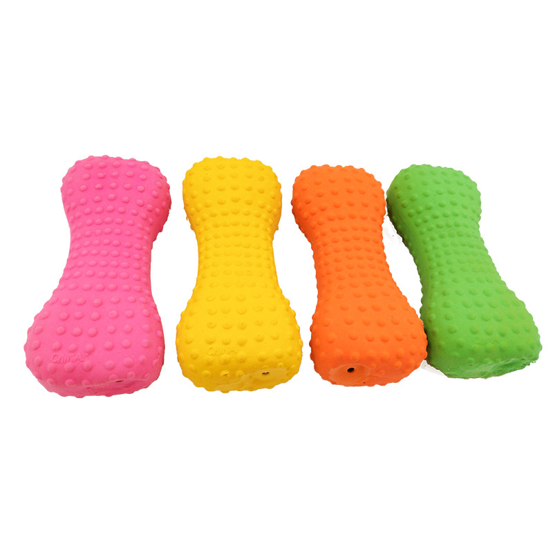 Hunan pet toy manufacturers train dogs. Dogs chew latex, grind their teeth and tear bones. Fruit-colored toys Application Scenario