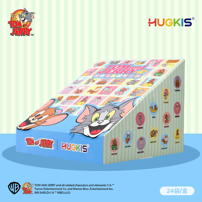 华纳正版猫和老鼠毛绒冰箱贴卡通公仔可爱磁吸玩偶礼物美食小挂件