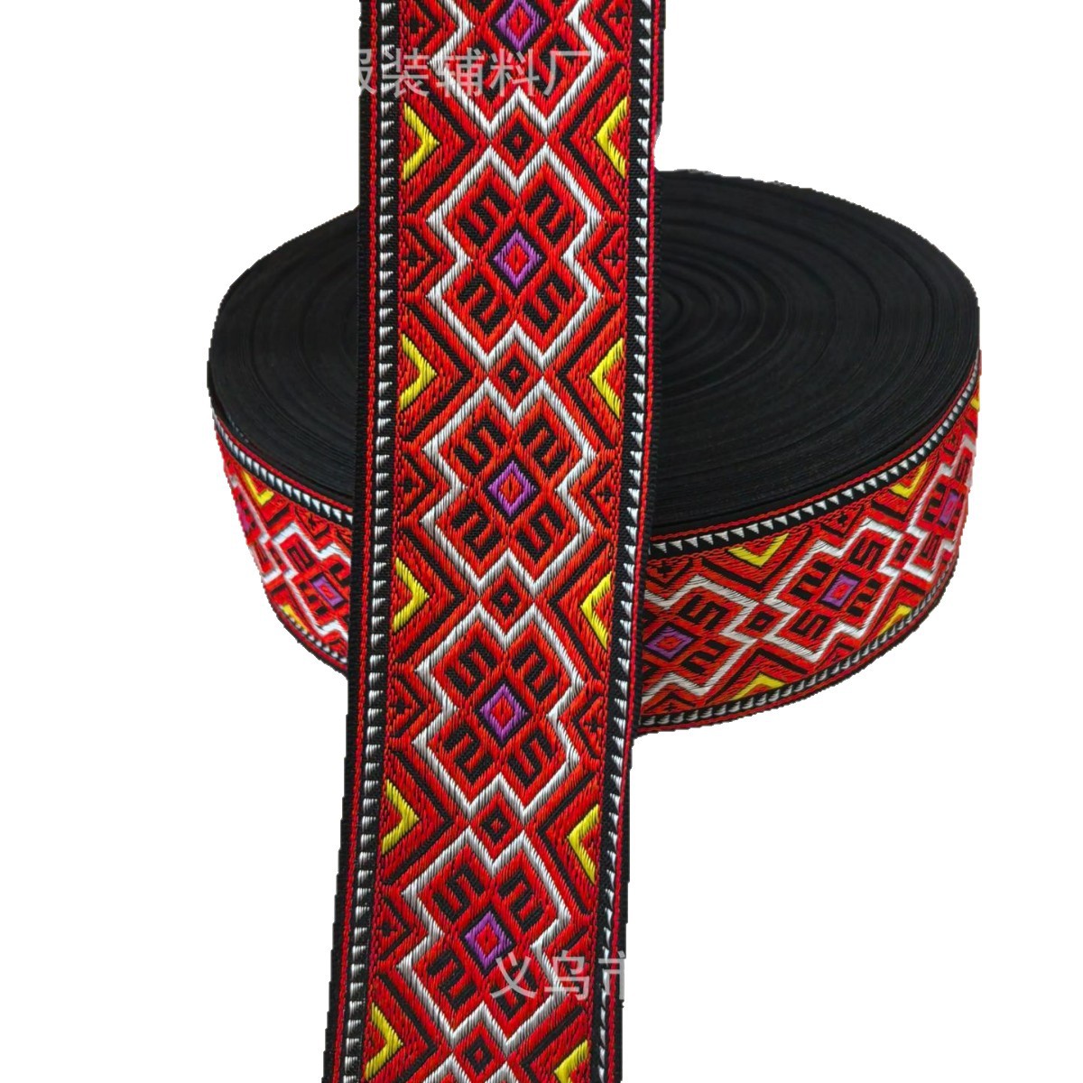 3.2cm-5cm ethnic style jacquard embroidery webbing performance costume accessories diy gift box packaging tape manufacturer wholesale Item Picture