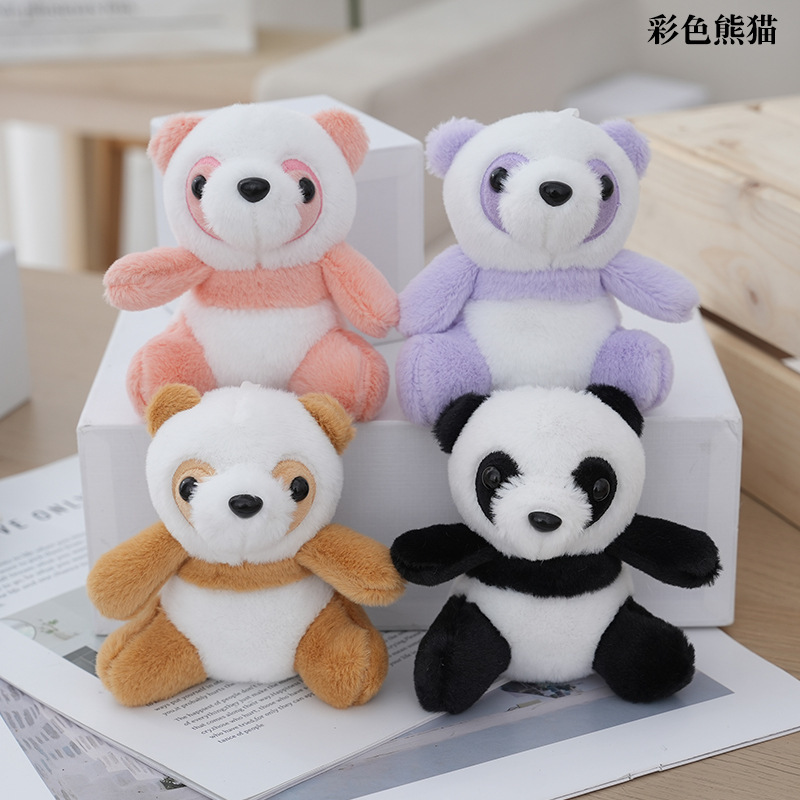 Plush panda plush toy backpack pendant, the same style of plush toy doll doll souvenir as the Chengdu base