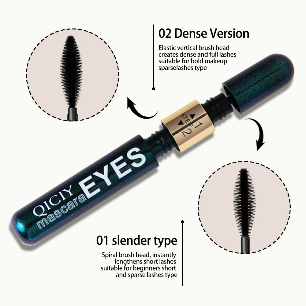 【 Cross-border Exclusive 】 Wholesale of Natural curling eyelash Bestseller Waterproof, Thick, Sweat-proof, Non-smudging and lengthening Mascara details Picture