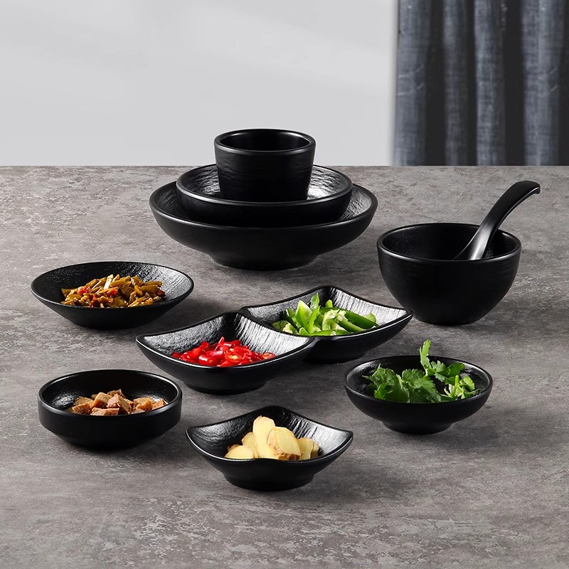 密胺小碗味碟火锅碗杯勺饭店仿瓷小碗调料碗蘸料碟子塑料沾水碗碟