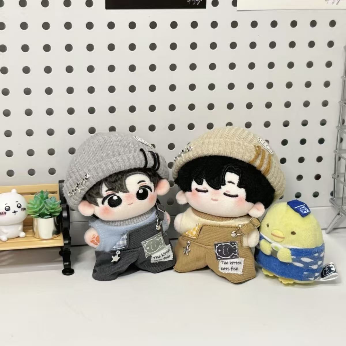 10Cm Cute Overalls Set For Kids, Normal Body, Sea Star Plush Doll Replacement Set, Cool And Stylish Kids Wholesale Specification drawing