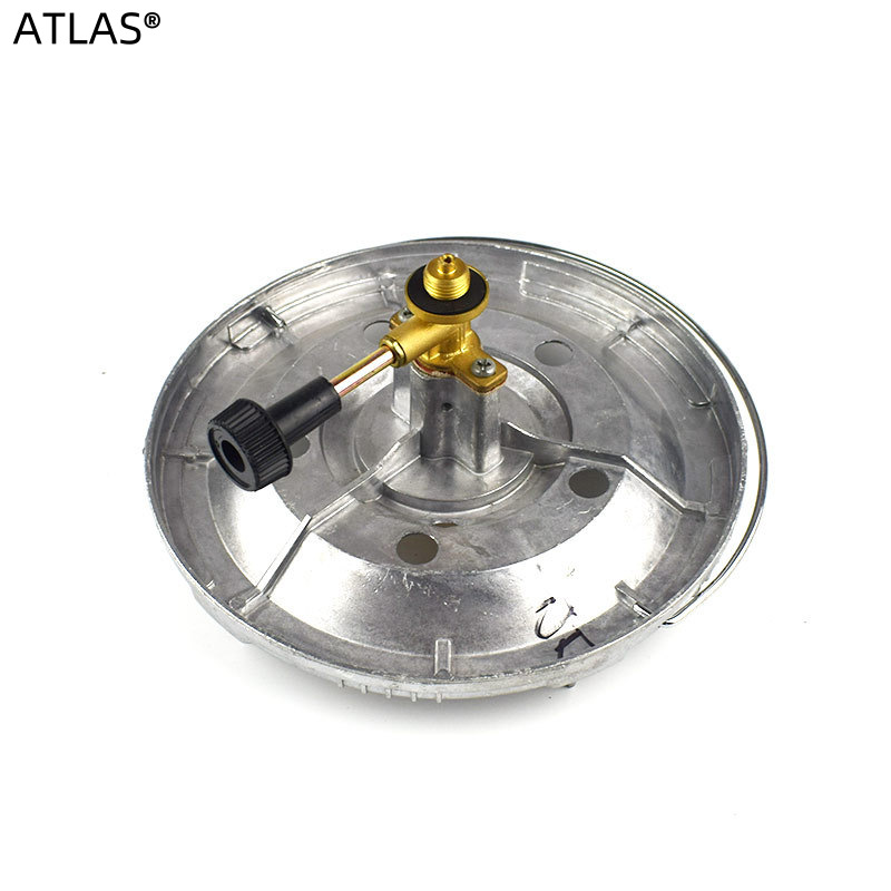 Tapa de la estufa de gas accesorios de fuego separados 21cm latón con núcleo de fuego fuego de fuego salida de la estufa de aluminio cabeza de la estufa estufa de BBQ Application Scenario