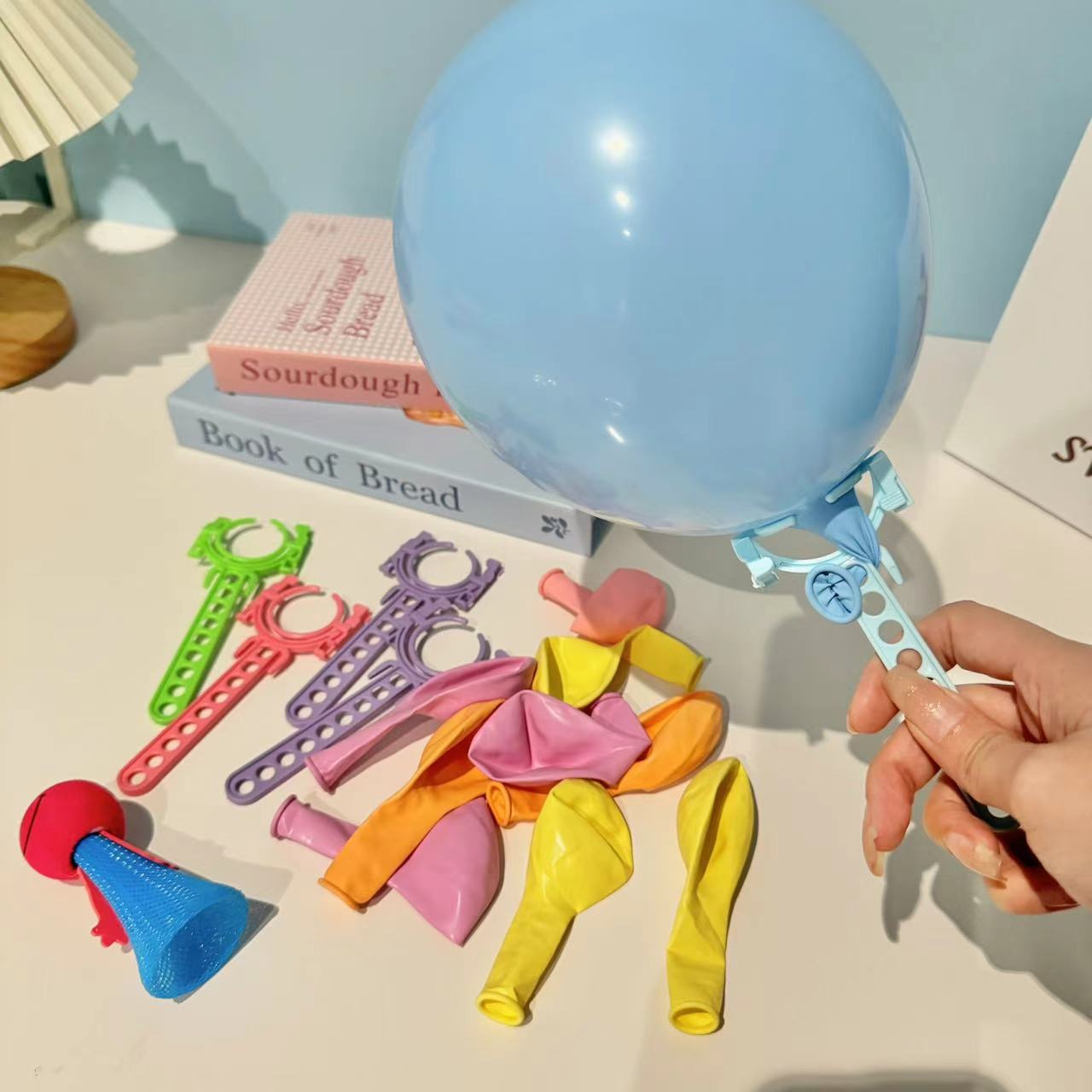 气球波波球/气球光亮剂/生日用品/扫把杆细节图