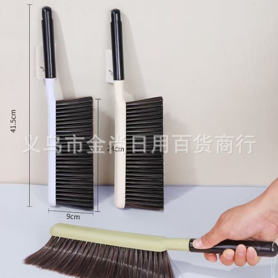 New type of bed brush, household plastic long-handled brush, bed soft bristle brush, multi-functional quilt, sofa and clothing cleaning brush Specification image