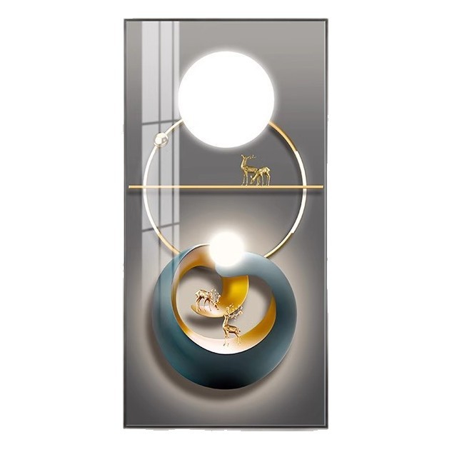 装饰画/铁艺/唐卡/屋内挂画/玄关画新中式白底实物图